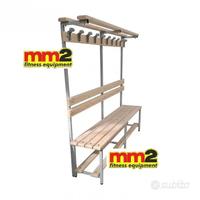 panca spogliatoio GATEPRO 200cm appendi abiti