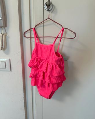 Costume intero Blukids  bimba fucsia, 3 anni