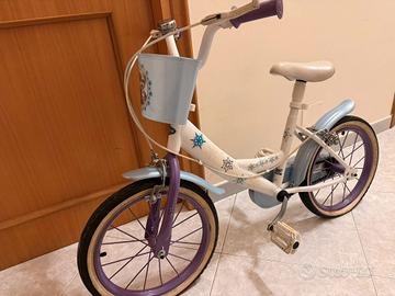 Bici bambina Frozen Disney con cestino – 30€