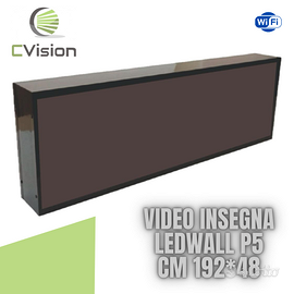 Video Insegna LEDWALL cm 192*48