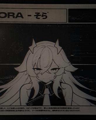 Glass Mousepad SORA – tappetino in vetro anime