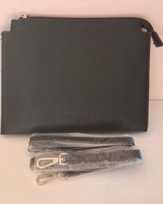 Pochette nera due scomparti Primadonna Collection.