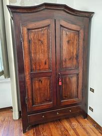 armadio antico a gendarme piemontese '800