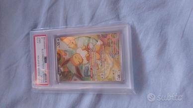 Carta Evee Prismatic Evolution PSA 9 Pokémon Grad