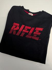 Felpa Rifle Uomo Nera  NUOVA - Taglia M