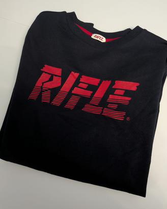 Felpa Rifle Uomo Nera  NUOVA - Taglia M