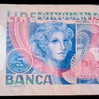 banconota lire 50000 giugno 1967 