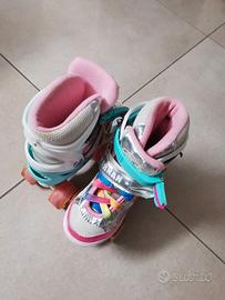 Pattini a 4 ruote per Bambine ... Regolabili 