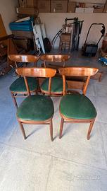 Set 4 Sedie Vintage anni 60/70