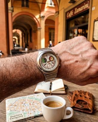 orologio da polso Swatch in alluminio vintage