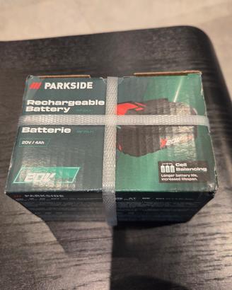 batteria 4ah parkside  con bilanciamenti di carica