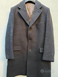 cappotto lana uomo marrone Luca D'altieri