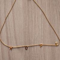 Collana placcata in oro "Hope" by Bychari