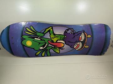 Skateboard Vintage Anni 80 RANA Grafica Pop Art