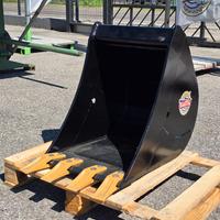 Benna da scavo 27-38 q.li 400 mm - peso 80 kg