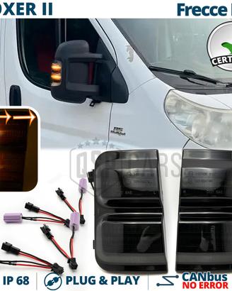 Frecce LED Dinamiche Specchietti Peugeot BOXER 2
