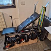 Panca per pesi con inclinazione regolabile Ferrox