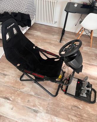 Sedile volante e pedaliere gaming xbox/pc