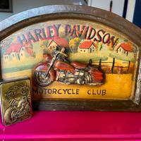Scatola Portachiavi Harley Davidson Vintage