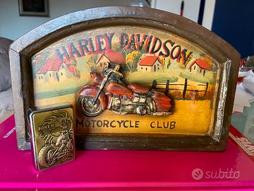 Scatola Portachiavi Harley Davidson Vintage