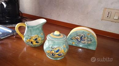 Tris da cucina in perfetto stile siciliano