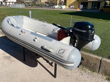 Tender zodiac cadet 300 con Mercury 8hp 4t