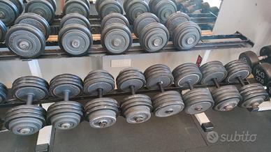 manubri rastrelliera Panatta completa