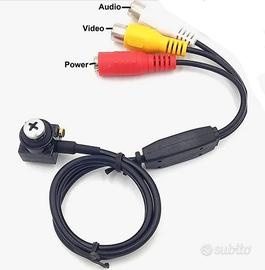 videosorveglianza mini Microtelecamera infrarossi 