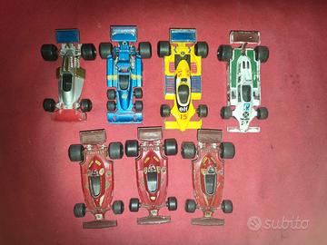 lotto di 7 modellini F1 polistil anni 70 SCALA 1:5