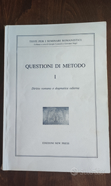 Questioni di metodo I.Luraschi Negri. Ed New Press