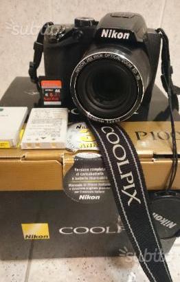 Nikon coolpix p100 + 2 batterie + sd