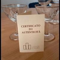 Set di bicchieri in cristallo