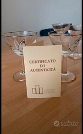 Set di bicchieri in cristallo