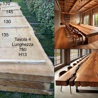 Tavolo in legno massello cedro del Libano 