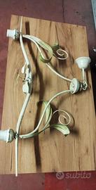 lampadario led anticato 