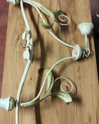 lampadario led anticato 