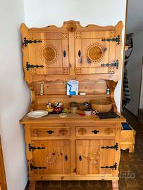 Arredamento legno abete rustico