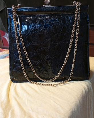 borsa vera pelle di pitone