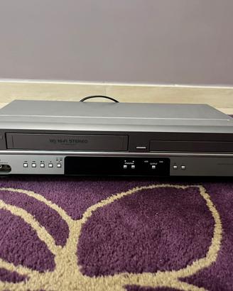 Videoregistratore VCR & LETTORE DVD HITACHI COMBO