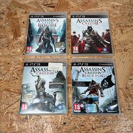 Lotto 4 giochi Assassin's Creed Playstation3