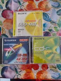 DVD e CD rewritable 