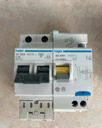 Differenziale magnetotermico 25a Nuovo