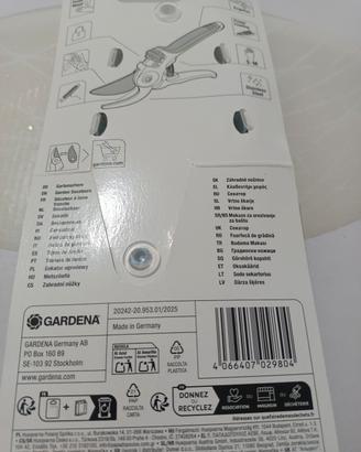 FORBICI DA GIARDINO ACCIAIO INOX GARDENA®