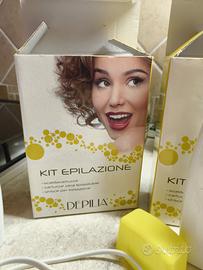 Kit di depilazione con 3 ricariche nuove e strisce