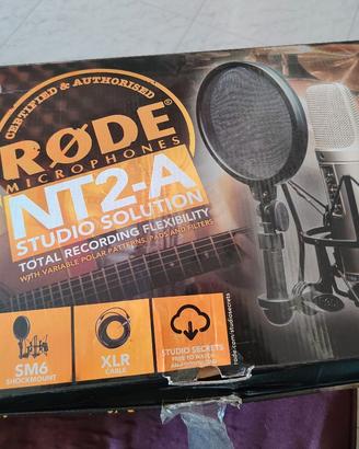 RODE NT2 A MICROFONO SET COMPLETO 
