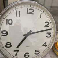 OROLOGIO DA PARETE IN METALLO FUNZIONANTE