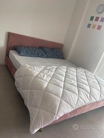 Letto matrimoniale 160x190 rosa