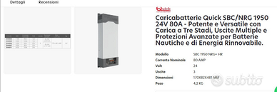 Carica batterie 24 w