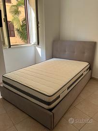 Letto 1piazza e mezzo + materasso