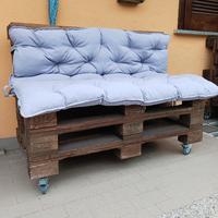 salotto esterno con pallet